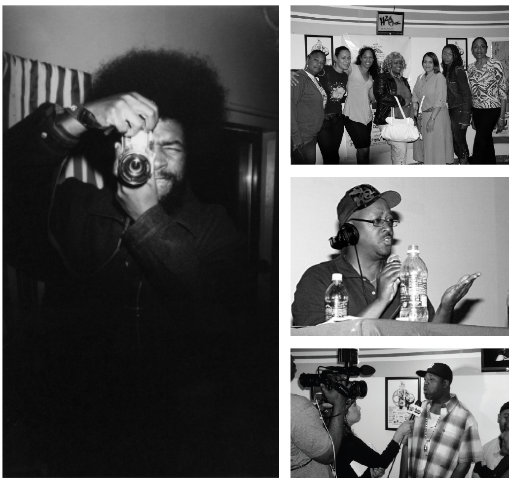 Collage of photographs from H2O festival history